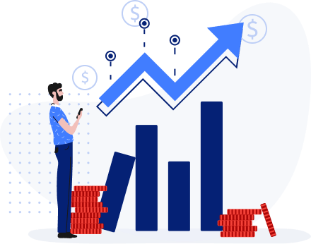 Graphic depicting acquiring sales leads from the Finance & Accounting industry
